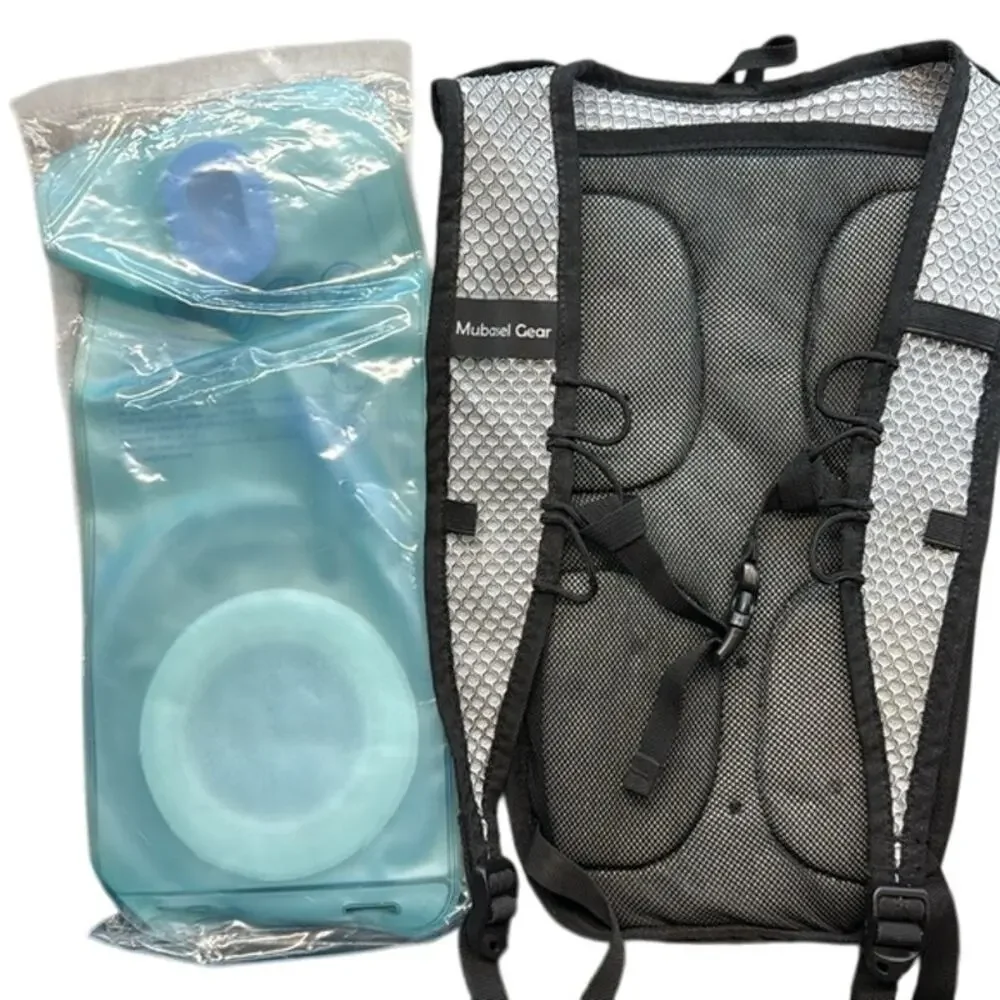 New Red & Black Mubasel Gear Hydration Backpack‎ w/ 2L BPA Free Bladder
